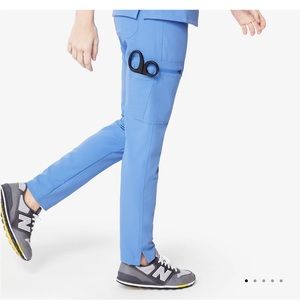 Figs Women’s Ceil Blue Yola - Skinny Scrub Pants - L / Ceil Blue